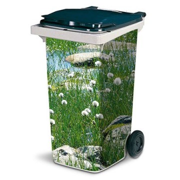 Décor de poubelle - Sagne