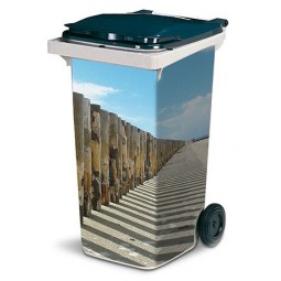 Décor de poubelle - Cap Ferret