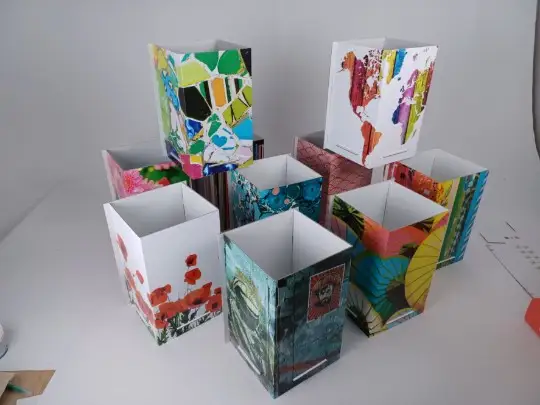Poubelle de bureau recyclable